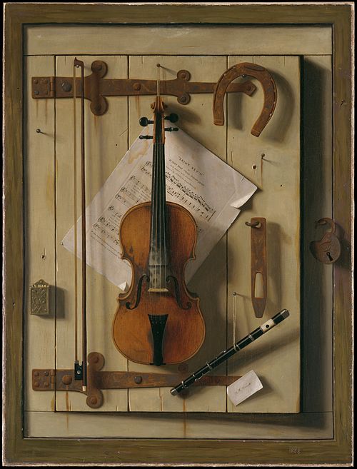 Still Life—Violin and Music, 1888, William Harnett
