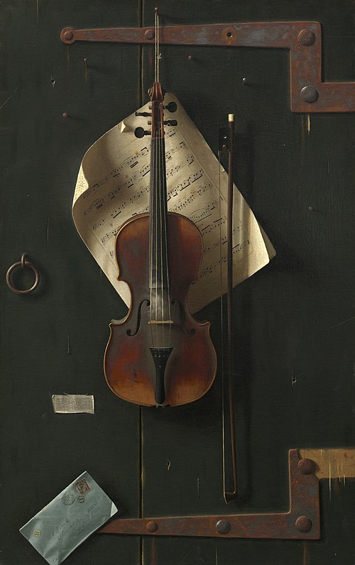 The Old Violin, 1886, William Harnett