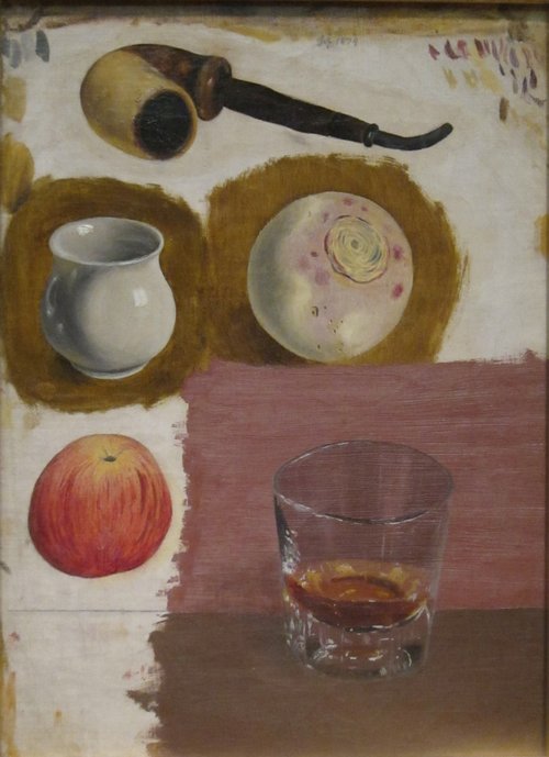 Study of a Pipe and Other Objects, 1874, William Harnett