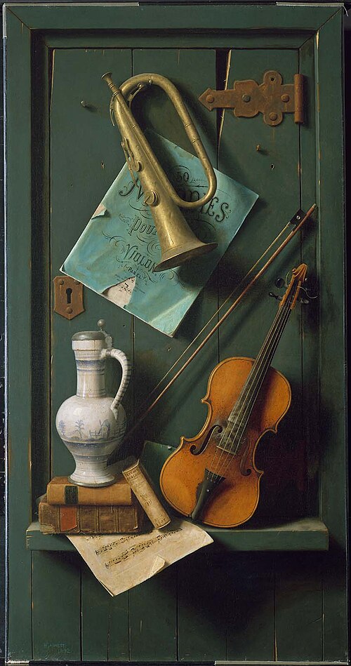 Old Models, 1892, William Harnett