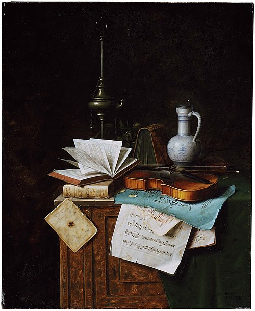 Still Life with Violin, 1885, William Harnett