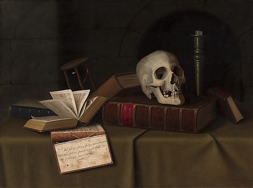 Memento Mori, "To This Favour", 1879, William Harnett