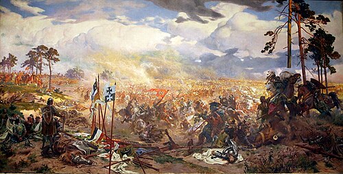 panorama de la bataille de Grunwald, 1910, Tadeusz Popiel