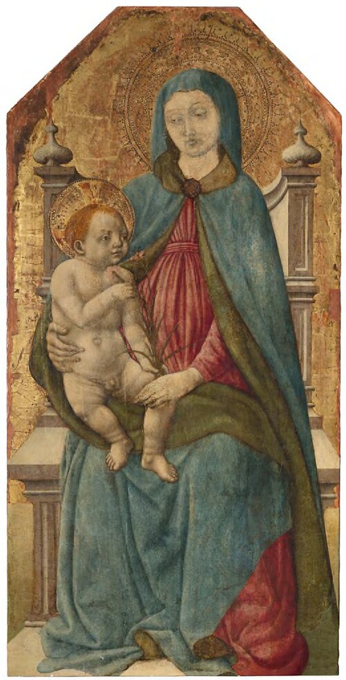 Virgin and Child Enthroned, , Antonio Vivarini