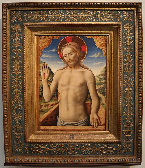 Jesus steigt aus dem Grab, 1450, Antonio Vivarini