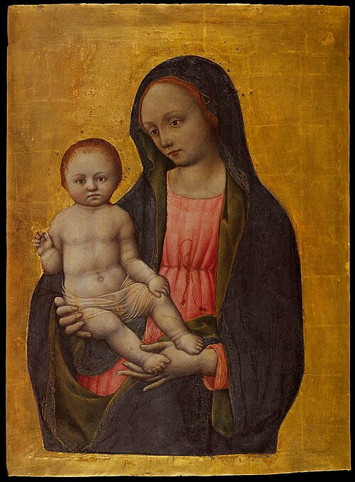 Virgin and Child Blessing, 1441, Antonio Vivarini