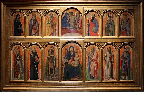Polyptych of Praglia, 1448, Antonio Vivarini