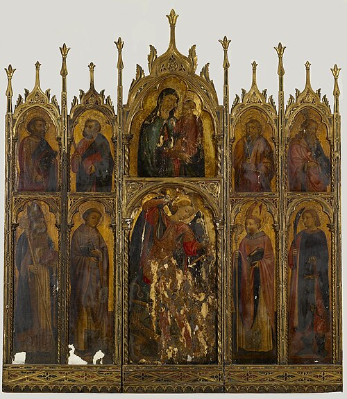 Madonna and Child with Saints, 1440, Antonio Vivarini