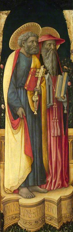 Saints Peter and Jerome, 1443, Antonio Vivarini