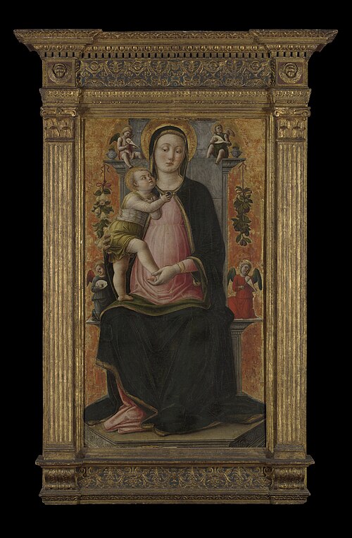 Virgin and Child Enthroned, 1463, Antonio Vivarini