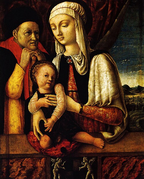 Holy Family, 1453, Antonio Vivarini