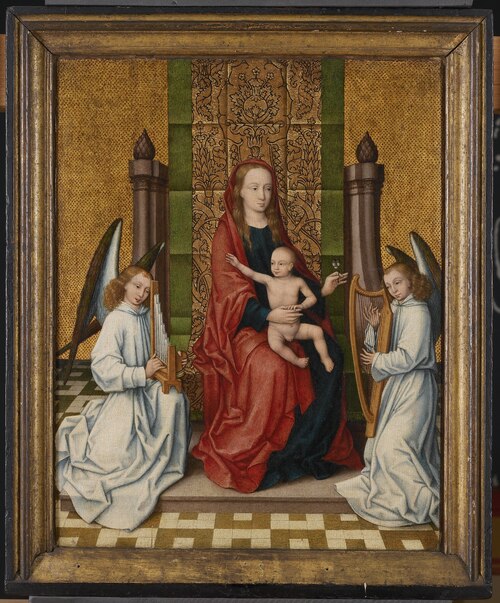The Virgin enthroned with the Child Jesus, 1562, Marcellus Coffermans