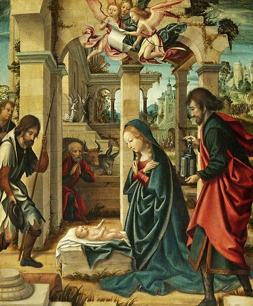 Adoration of the Shepherds, 1550, Marcellus Coffermans