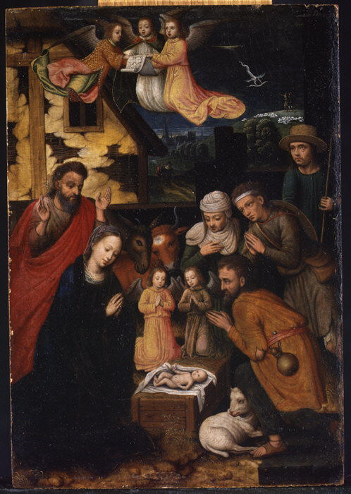 The Adoration of the Shepherds, 1561, Marcellus Coffermans