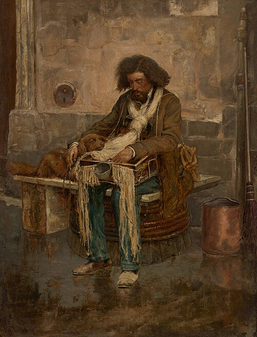The Blind Man of Pari, 1895, Thomas Satterwhite Noble