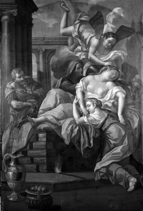 Dido on the Pyre, 1667, Lambert van Haven