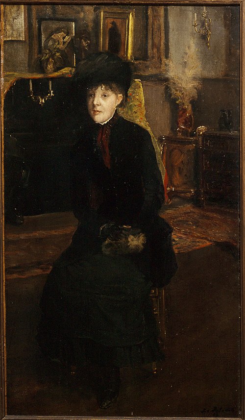 Portrait de Mary Cassat (1845-1926), peintre, 1885, Jacques-Émile Blanche
