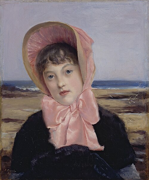 La capeline rose, 1883, Jacques-Émile Blanche