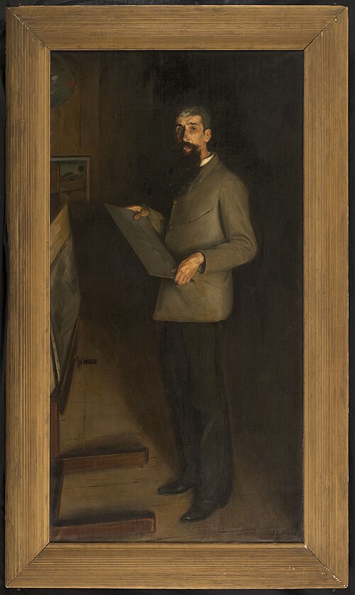 Portrait de Henri Guérard, 1889, Jacques-Émile Blanche