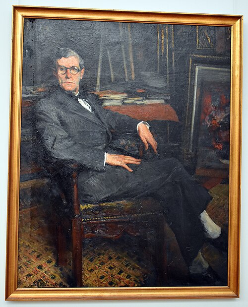 Portrait du peintre Jean Dupas, 1920, Jacques-Émile Blanche