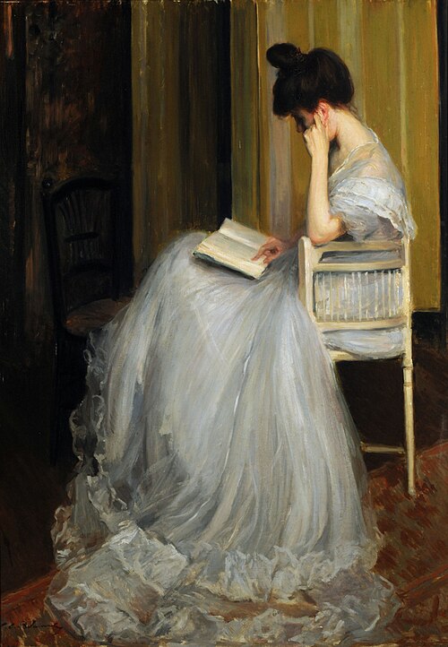 The reader, , Jacques-Émile Blanche