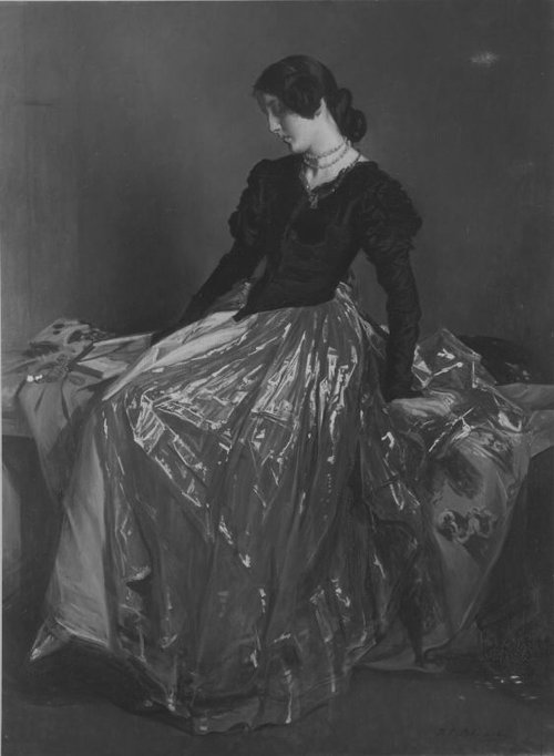 Pensive woman with book on a bench, 1905, Jacques-Émile Blanche