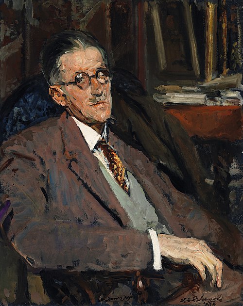Portrait of James Joyce (1882-1941), Author, 1934, Jacques-Émile Blanche