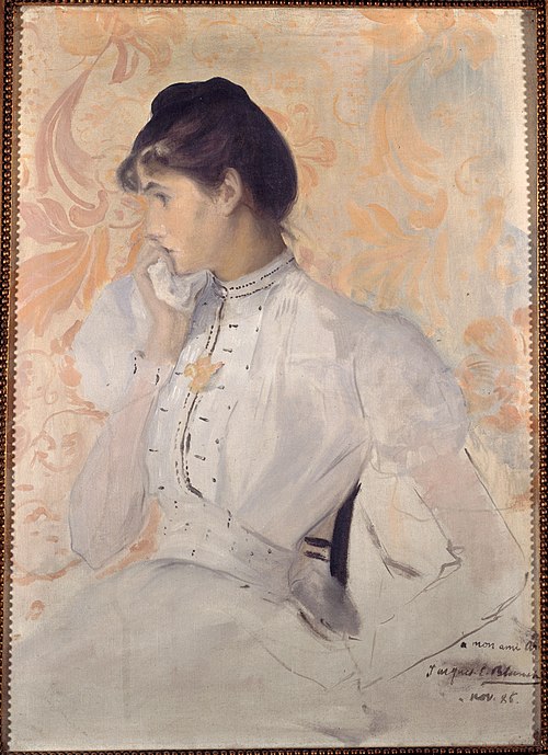 Portrait présumé d'Henriette Chabot, 1886, Jacques-Émile Blanche