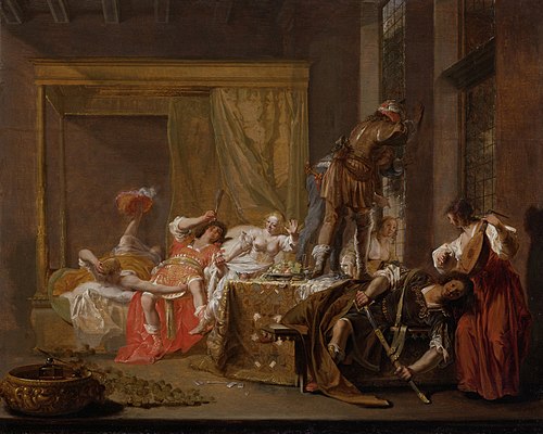 Scène du mariage de Messaline et Gaius Sillius, 1650, Nicolaus Knüpfer