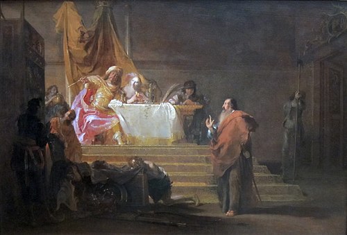Solon before Croesus, 1650, Nicolaus Knüpfer