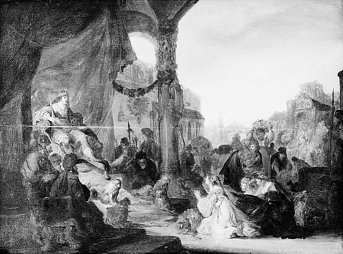 The Queen of Sheba's Visit to Solomon, 1639, Nicolaus Knüpfer