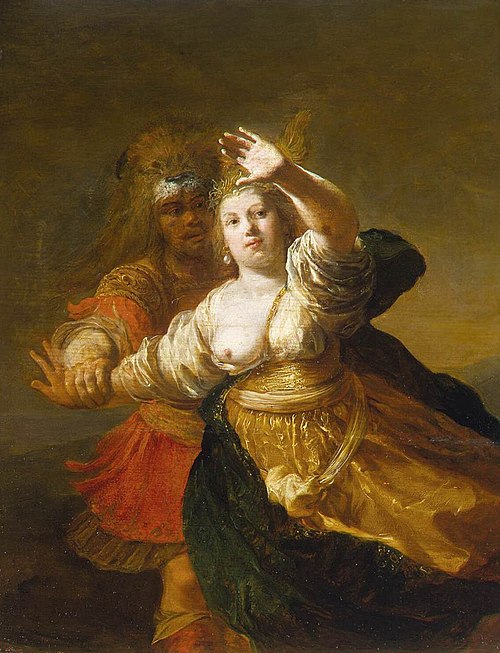 Hercules Obtaining the Girdle of Hyppolita, 1650, Nicolaus Knüpfer