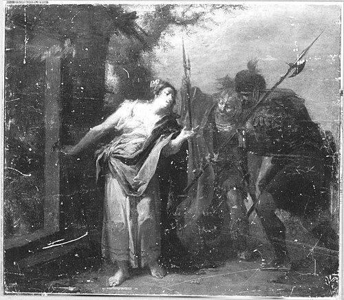 Jael und Sisera (vermutlich), 1632, Nicolaus Knüpfer