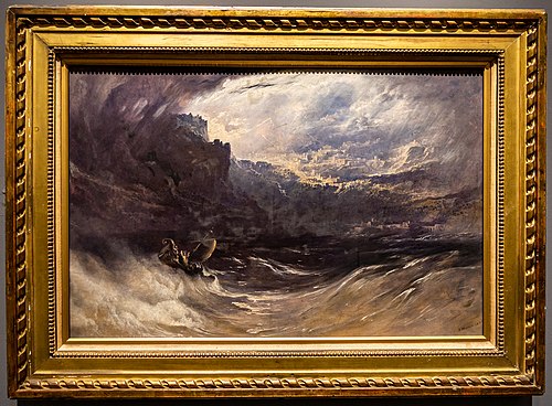 Christ Stilleth the Tempest, 1852, John Martin