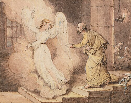 The Release of Saint Peter from Prison, , John Martin