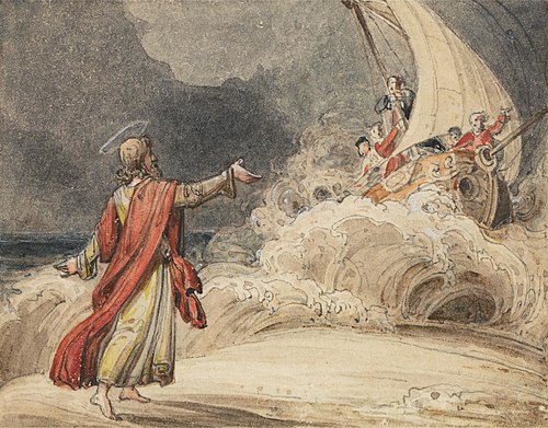 Christ Stilling the Tempest, , John Martin