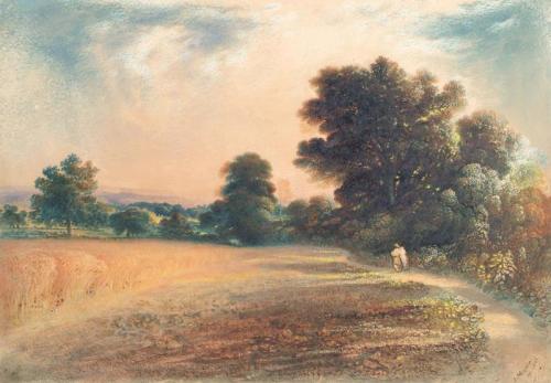 English Landscape - John Martin, 1847, John Martin