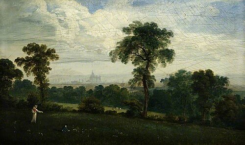 Distant View of London, 1815, John Martin