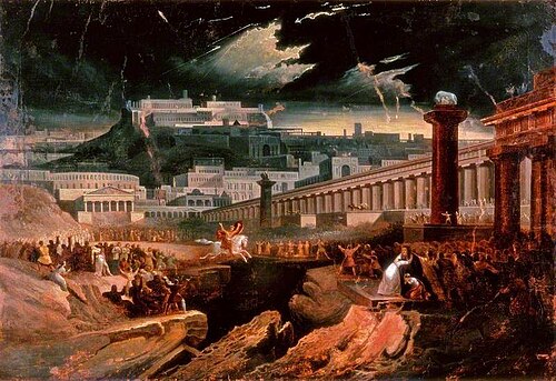 Marcus Curtius, , John Martin