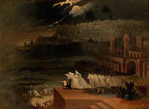 Jonah Preaching before Nineveh, 1840, John Martin