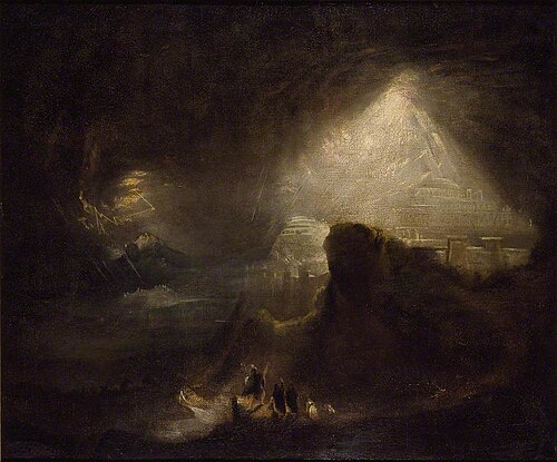 Joshua commanding the Sun to stand still, , John Martin