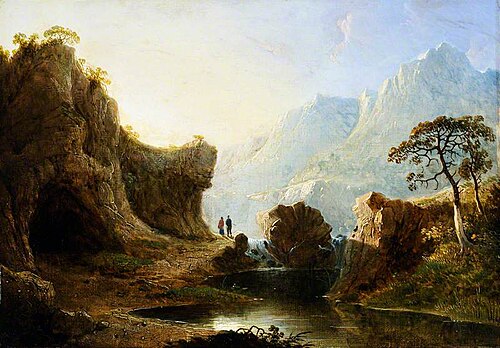 Mountain Landscape with Rocks, 1851, John Martin