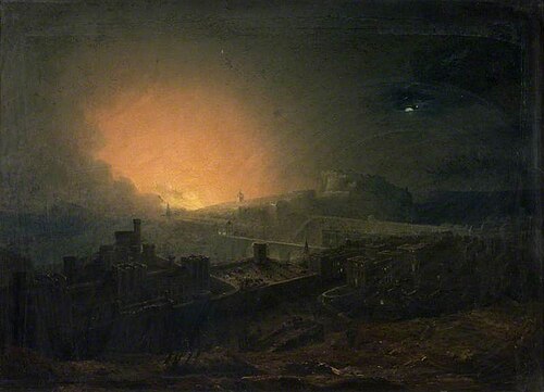 The Fire, Edinburgh, , John Martin