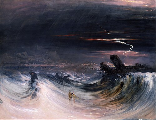 La Destruction de Tyr, 1840, John Martin