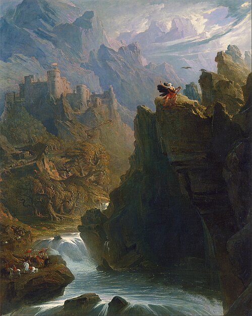 Le Barde, 1817, John Martin