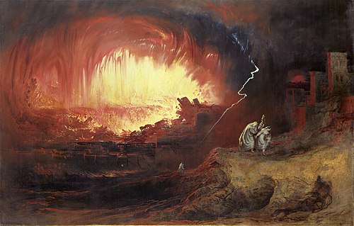 La Destruction de Sodome et Gomorrhe, 1852, John Martin