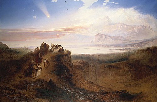 La Veille du Déluge, 1840, John Martin
