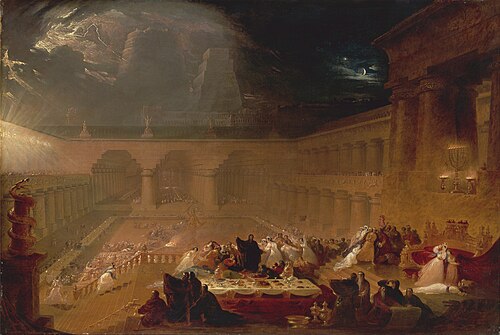 Le Festin de Balthazar, 1820, John Martin
