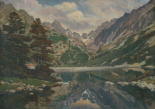 Popradské pleso, 1916, Vilmos Forberger