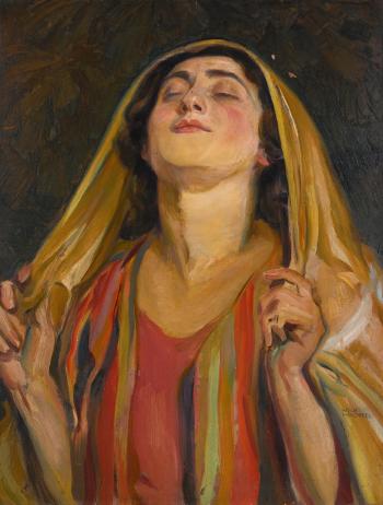 Hannah at Prayer, , Wilhelm Wachtel